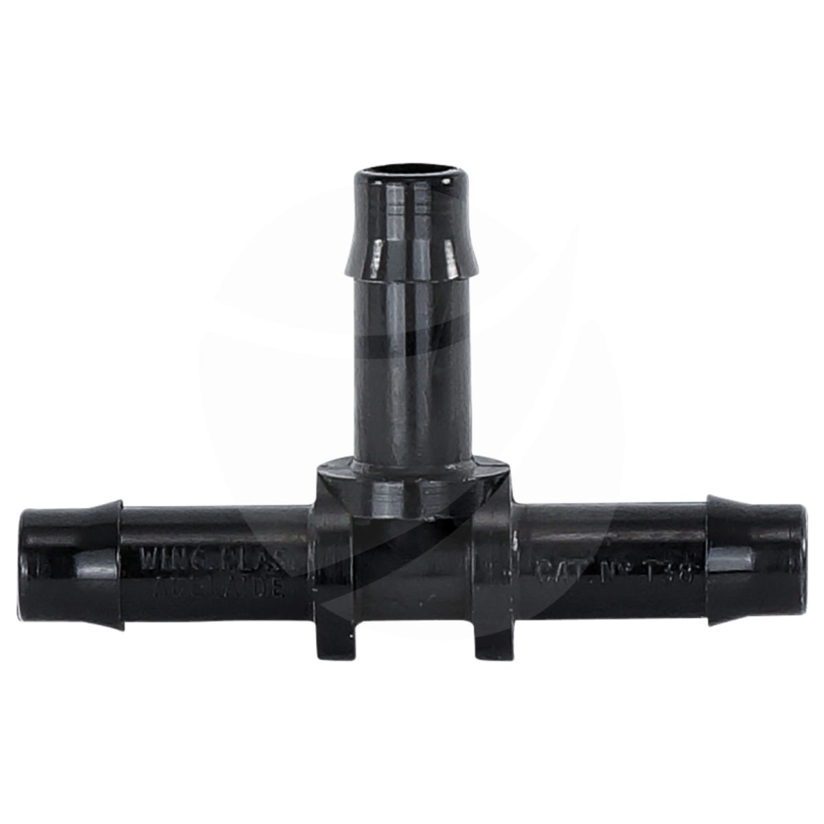 DRAIN HOSE FITTING, TEE, 3/8 INCH, PLASTIC